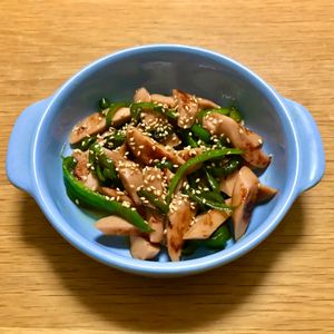 Nao★彡の作ってみた!投稿(魚肉ソーセージとピーマンのオイスター炒め)