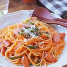 フライパン１つで簡単！喫茶店のナポリタン♪