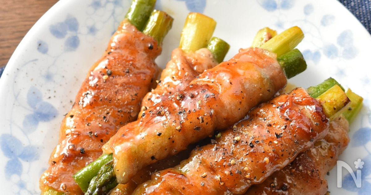 【基本のアスパラ肉巻き】下茹で不要◎我が家争奪戦レシピ！