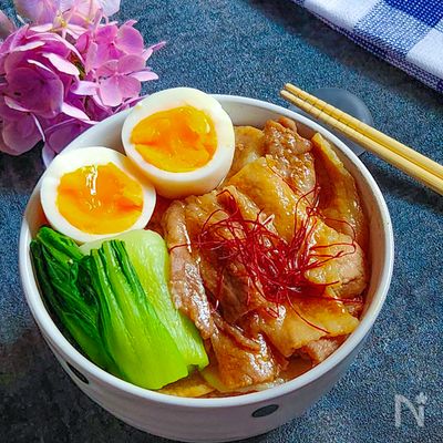 ♡レンジで簡単！ルーロー飯♡