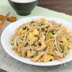 油揚げともやしのネギたま和風炒め＊お揚げから旨味がじゅわ〜＊