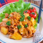 ご飯にもパンにも合う♪『豚こまと新じゃがのBBQソテー』