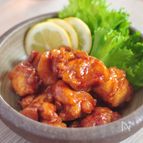 ガッツリなのにさっぱり！鶏肉のレモン照り焼き