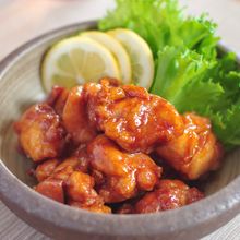 ガッツリなのにさっぱり！鶏肉のレモン照り焼き