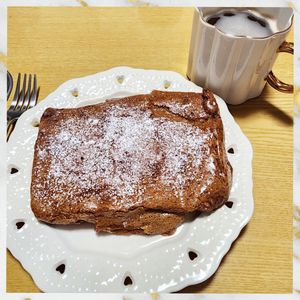 ナムディの作ってみた!投稿(SNSでバズった！【餅チョコフレンチトースト】)