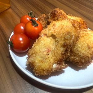 しーちゃんの作ってみた!投稿(とろっとろ！カニカマクリームコロッケ)