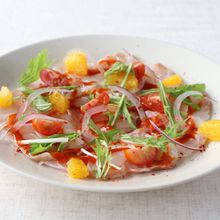 カルパッチョ　コチュジャンレモンソース