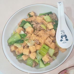 milkの作ってみた!投稿(【厚揚げと青梗菜の挽肉炒め】生姜でさっぱり！味付け簡単で旨☆)