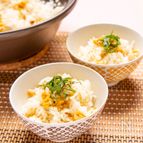 うにとあわびの旨みが詰まった、いちご煮炊き込みごはん