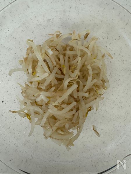 もやしを電子レンジで加熱