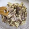 我が家のコロッケは牛挽き肉100%で作っていますの工程2
