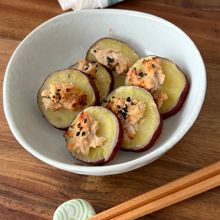 【さつまいものツナマヨ味噌焼き】簡単一口おつまみ