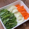さっと作れる【豚こまと野菜の味噌しょうが炒め】の下準備