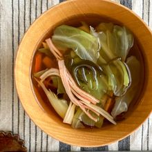 【キャベツの昆布スープ】5分でOK!包丁いらず♪あと1品に❤