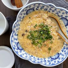 レンジで作る、大鉢中華茶碗蒸し