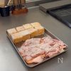 鶏と厚揚げの照り焼きの工程1