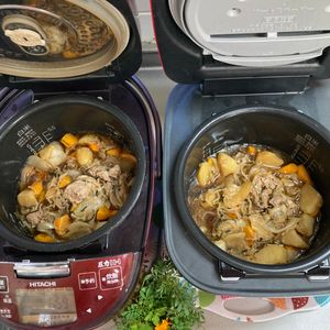 そら・ゆずの作ってみた!投稿(【炊飯器で塩こん豚肉じゃが】ほったらかし！切っていれるだけ◎)