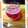 チョロリスの作ってみた!投稿(冷凍ブルーベリーで♡ブルーベリーハニーソーダ)
