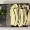 とろとろなすの大葉つくねの下準備