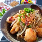 【下味冷凍でやわらか】ご飯がススム！甘辛ごまみそ味の鶏ごぼう