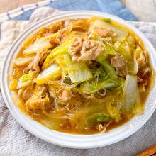 【生姜でぽかぽか♡】白菜と豚バラのとろとろ春雨炒め