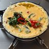 【ケール入りフリッタータ】卵とチーズ・クリームで優しい味の工程4