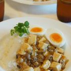麻婆豆腐の素で作る、本格麻婆丼