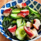 【たこときゅうりとわかめの酢の物】中華だしでコク旨◎