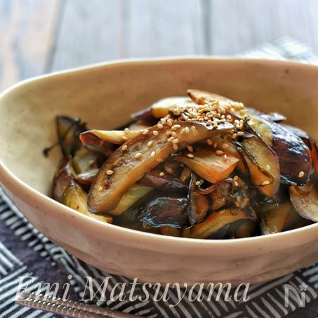 なすの塩昆布炒めナムル By 松山絵美 レシピサイト Nadia ナディア プロの料理家のおいしいレシピ