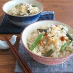 山菜ミックスで簡単☆優しいお味の山菜ごはん