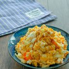 市販の焼き芋で♪焼き芋とゆで卵のクリームマヨサラダ