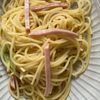 るーさん623の作ってみた!投稿(梅レモンソースの♪ささみときゅうりの冷製パスタ)