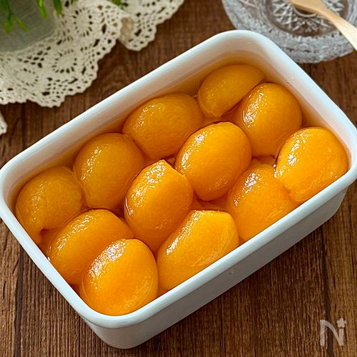 季節のごちそう♩びわのコンポート