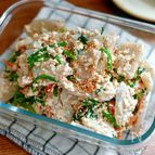 レンジで簡単♡れんこんほうれん草のヘルシー白あえ【作りおき】