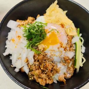 もんぶらん°・*:.。.☆の作ってみた!投稿(【豚そぼろのピリ辛油そば】これはハマる♪パンチの効いた一杯！)