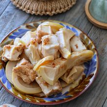 シンプルだけど美味しい♪味染み【たけのこと厚揚げの土佐煮】