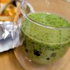 まゆのの作ってみた!投稿(野菜嫌いっ子に。小松菜とバナナのスムージー)