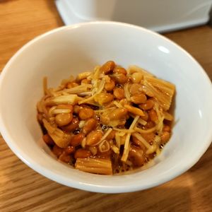 ぱんだの作ってみた!投稿(【美味しく健康に】自家製なめ茸なっとう)