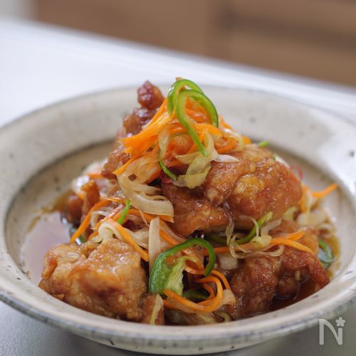 「鶏肉の南蛮漬け」ボリューム満点!さっぱり味でご飯がすすむ