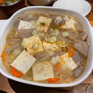 かよなんの作ってみた!投稿(豚もつと豆腐のこっくり味噌煮込み)