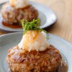 【和風ハンバーグ～にんにく醤油ソース】簡単・時短・おいしい！