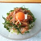 お手軽ランチ☆きざみきつねの冷やしうどん