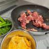 【豚肉とアスパラガスとピーマンの卵炒め】薄味で手軽で美味しいの工程5