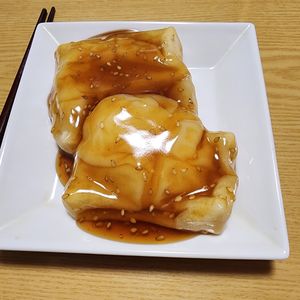 ナムディの作ってみた!投稿(【ごまが香ばしい】家族大絶賛！みたらし風甘じょっぱ焼きもち)