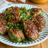 ソースがバリ旨《豆腐でふわふわ♡ピーマンの肉詰め》