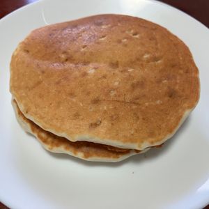 りんごの作ってみた!投稿(簡単バナナ米粉パンケーキ♪油・砂糖・卵・乳・小麦粉不使用)
