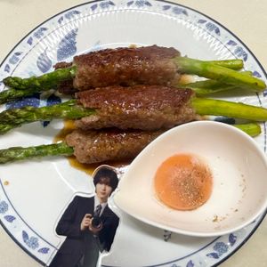 それぞれの作ってみた!投稿(【食べ応え◎アスパラの甘辛豚つくね】ご飯が進む味！)