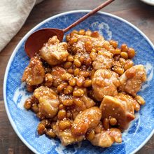 【鶏肉と大豆の甘辛】冷めても美味しい!お箸が止まらない!