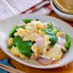 速攻で作れる！お弁当にも◎『ハムとピーマンのたまご炒め』