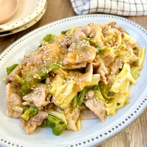 のりのり🐾🎀🤍の作ってみた!投稿(【旨辛味噌豚】材料2つで最強ご飯泥棒🍚)